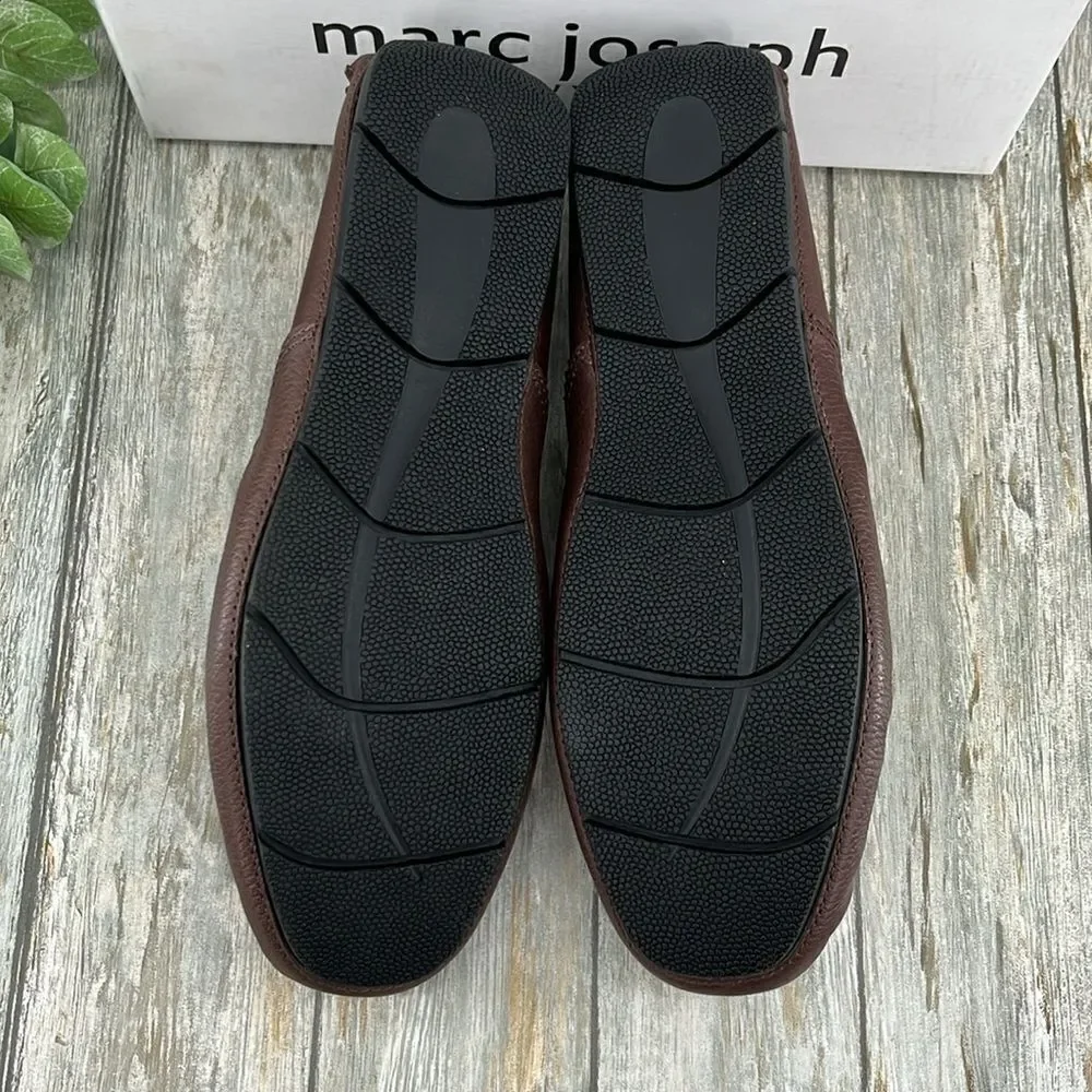 Marc Joseph Dwight Place Moc Toe Driver Golf Leather Shoes Size 12